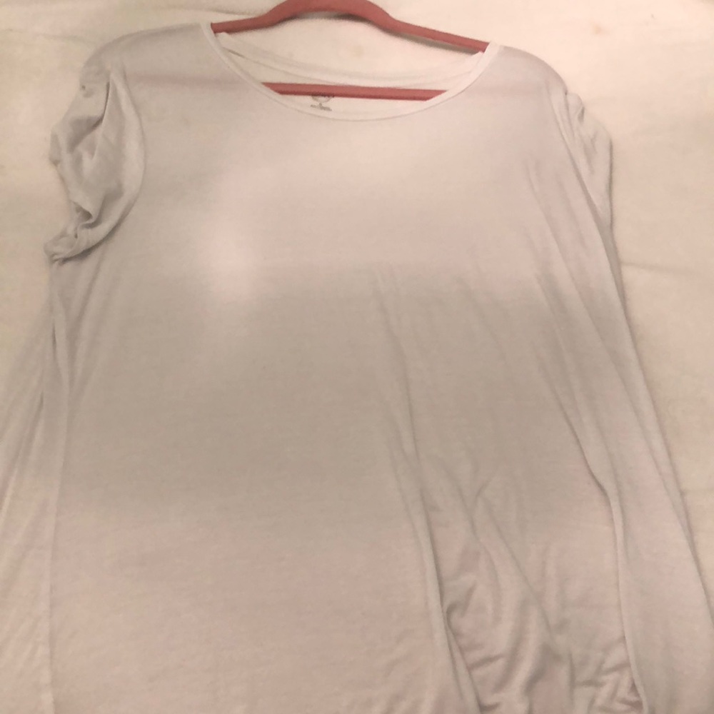 White soft tee